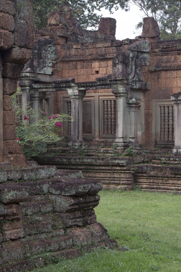 The ruins of angkor wat in cambodia.