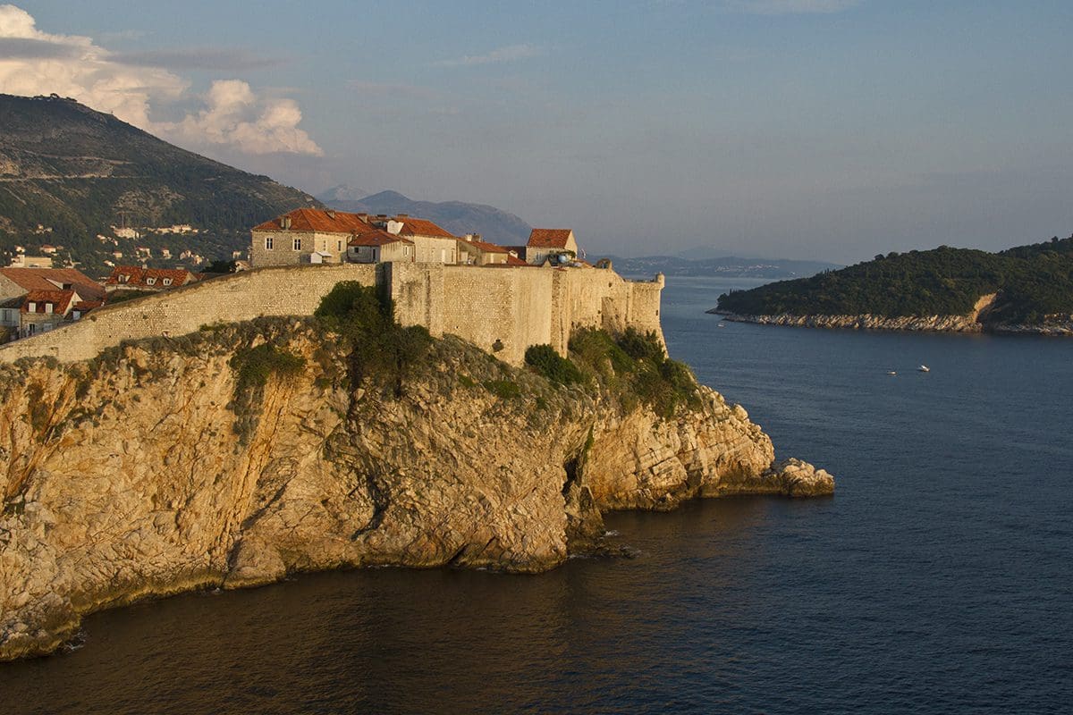 The old town of dubrovnik, croatia.